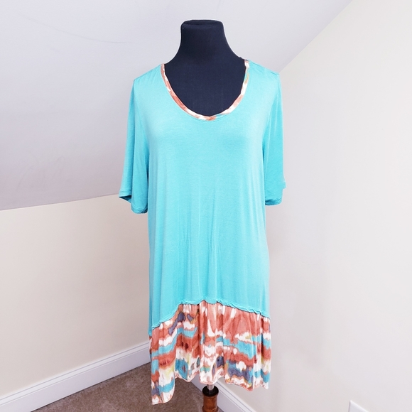 Logo lori goldstein plus size 1X top shirt